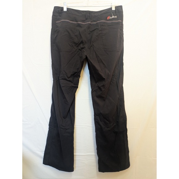 Cloudveil Women's L Black Nylon Spandex Hiking Outdoor Pants Straight‎ Leg - Picture 2 of 10